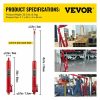 Lifts & Hoists & Jacks |   Hydraulic Long Ram Jack, 3 Tons/6600 lbs Capacity, with Single Piston Pump and Clevis Base, Manual Cherry Picker w/Handle, for Garage/Shop Cranes, Engine Lift Hoist, Red Red Automotive Lifts & Hoists & Jacks