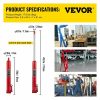 Lifts & Hoists & Jacks |   Hydraulic Long Ram Jack, 4 Tons/8818 lbs Capacity, with Single Piston Pump and Flat Base, Manual Cherry Picker w/Handle, for Garage/Shop Cranes, Engine Lift Hoist, Red Automotive Lifts & Hoists & Jacks