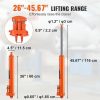 Lifts & Hoists & Jacks |   Hydraulic Long Ram Jack 8 Ton Clevis Base Engine Hoist Cylinder Dual Pump Automotive Lifts & Hoists & Jacks