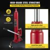 Lifts & Hoists & Jacks |   Hydraulic/Pneumatic Long Ram Jack, 8 Tons/17363 lbs Capacity, with Single Piston Pump and Clevis Base, Manual Cherry Picker w/Handle, for Garage/Shop Cranes, Engine Lift Hoist, Red Automotive Lifts & Hoists & Jacks