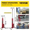 Lifts & Hoists & Jacks |   Hydraulic/Pneumatic Long Ram Jack, 8 Tons/17363 lbs Capacity, with Single Piston Pump and Clevis Base, Manual Cherry Picker w/Handle, for Garage/Shop Cranes, Engine Lift Hoist, Red Automotive Lifts & Hoists & Jacks