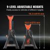 Lifts & Hoists & Jacks |   Jack Stands, 3 Ton (6,000 lbs) Capacity Car Jack Stands Double Locking, 10.8-16.3 inch Adjustable Height, for lifting SUV, Pickup Truck, Car and UTV/ATV, Red, 1 Pair Automotive Lifts & Hoists & Jacks