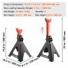 Lifts & Hoists & Jacks |   Jack Stands, 6 Ton (13,000 lbs) Capacity Car Jack Stands Double Locking, 14.2 -23 inch Adjustable Height, for lifting SUV, Pickup Truck, Car and UTV/ATV, Red, 1 Pair Automotive Lifts & Hoists & Jacks