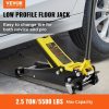 Lifts & Hoists & Jacks |   Low Profile Floor Jack 2.5 Ton Heavy Duty Steel Dual Piston Rapid Pump Automotive Lifts & Hoists & Jacks