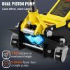 Lifts & Hoists & Jacks |   Low Profile Floor Jack 2.5 Ton Heavy Duty Steel Dual Piston Rapid Pump Automotive Lifts & Hoists & Jacks