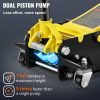 Lifts & Hoists & Jacks |   Low Profile Floor Jack 4 Ton Heavy Duty Steel Dual Piston Rapid Pump Automotive Lifts & Hoists & Jacks