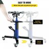 Lifts & Hoists & Jacks |   Transmission Jack, 33″-67″ High Lift, 1100 lbs Hydraulic Telescoping Transmission Jack, 2-Stage Floor Jack Stand 1/2 Ton Capacity with Foot Pedal, 360° Swivel Wheel, Garage/Shop Lift Hoist Automotive Lifts & Hoists & Jacks