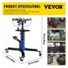 Lifts & Hoists & Jacks |   Transmission Jack, 33″-67″ High Lift, 1100 lbs Hydraulic Telescoping Transmission Jack, 2-Stage Floor Jack Stand 1/2 Ton Capacity with Foot Pedal, 360° Swivel Wheel, Garage/Shop Lift Hoist Automotive Lifts & Hoists & Jacks