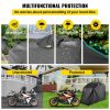 Motorcycle Parts & Accessories |   Heavy Duty Large Motorcycle Shelter Shed Cover Storage Tent Strong Garage Black Automotive Black