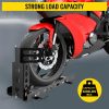 Motorcycle Parts & Accessories |   Motorcycle Front Tire Chock, 3000 lbs Heavy Duty Wheel Stand, Black Upright Motorbike Front Chock for 14″-22″ Wheels, High-Grade Steel Trailer Stand, with Stable Tubes & Adjustable Holes Automotive Motorcycle Parts & Accessories