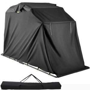 Motorcycle Parts & Accessories |   Motorcycle Shelter Shed Strong Frame Motorbike Garage Waterproof 106.3″x 41.3″x 61″ Motorbike Cover Tent Scooter Shelter 120055 Hoods for Vehicles Automotive Motorcycle Parts & Accessories