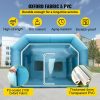 Repair Tools |   39.3×16.4×13.1Ft Inflatable Spray Booth Custom Tent Paint Booth Inflatable Automotive Repair Tools