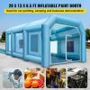 Repair Tools |   Inflatable Paint Booth, 19.69×13.12×8.53 ft Spray Paint Booth, Powerful 750W+350W Blowers Inflatable Spray Booth with Air Filter System, Car Paint Booth for Car Parking Tent Workstation Automotive Repair Tools