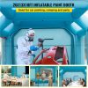 Repair Tools |   Portable Inflatable Paint Booth, 26x13x10ft Inflatable Spray Booth, Car Paint Tent w/Air Filter System & 2 Blowers, Upgraded Blow Up Spray Booth Tent, Auto Paint Workstation, Car Parking Garage Automotive Repair Tools