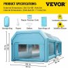 Repair Tools |   Portable Inflatable Paint Booth, 26x13x10ft Inflatable Spray Booth, Car Paint Tent w/Air Filter System & 2 Blowers, Upgraded Blow Up Spray Booth Tent, Auto Paint Workstation, Car Parking Garage Automotive Repair Tools