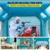 Repair Tools |   Portable Inflatable Paint Booth, 26x15x10ft Inflatable Spray Booth, Car Paint Tent w/Air Filter System & 2 Blowers, Upgraded Blow Up Spray Booth Tent, Auto Paint Workstation, Car Parking Garage Automotive Repair Tools