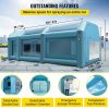 Repair Tools |   Portable Inflatable Paint Booth, 28x15x10ft Inflatable Spray Booth, Car Paint Tent w/Air Filter System & 2 Blowers, Upgraded Blow Up Spray Booth Tent, Auto Paint Workstation, Car Parking Garage Automotive Repair Tools