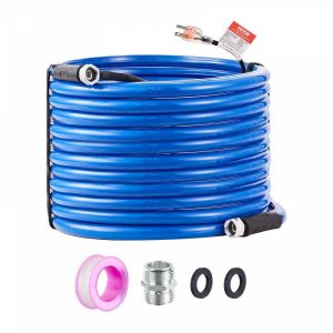 Rv Parts & Accessories |   100ft Heated Water Hose for RV, Heated Drinking Water Hose Antifreeze to -45°F, Automatic Self-regulating, 5/8″ I.D. with 3/4″ GHT Adapter, Lead and BPA Free Automotive Rv Parts & Accessories