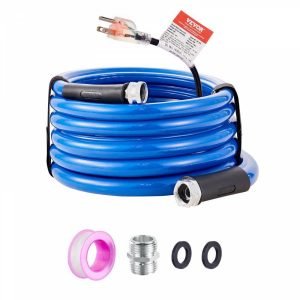 Rv Parts & Accessories |   15ft Heated Water Hose for RV, Heated Drinking Water Hose Antifreeze to -45°F, Automatic Self-regulating, 5/8″ I.D. with 3/4″ GHT Adapter, Lead and BPA Free Automotive Rv Parts & Accessories