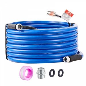 Rv Parts & Accessories |   50ft Heated Water Hose for RV, Heated Drinking Water Hose Antifreeze to -45°F, Automatic Self-regulating, 5/8″ I.D. with 3/4″ GHT Adapter, Lead and BPA Free Automotive Rv Parts & Accessories