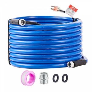 Rv Parts & Accessories |   75ft Heated Water Hose for RV, Heated Drinking Water Hose Antifreeze to -45°F, Automatic Self-regulating, 5/8″ I.D. with 3/4″ GHT Adapter, Lead and BPA Free Automotive Rv Parts & Accessories