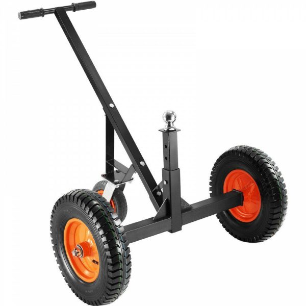 Rv Parts & Accessories |   Adjustable Trailer Dolly, 1000lbs Tongue Weight Capacity, Carbon Steel Trailer Mover with 19”-26” Adjustable Height & 2” Ball, 16” Pneumatic Tires & Universal Wheel, for Moving RV Trailer Automotive Rv Parts & Accessories