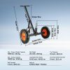 Rv Parts & Accessories |   Adjustable Trailer Dolly, 1000lbs Tongue Weight Capacity, Carbon Steel Trailer Mover with 19”-26” Adjustable Height & 2” Ball, 16” Pneumatic Tires & Universal Wheel, for Moving RV Trailer Automotive Rv Parts & Accessories