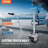 Rv Parts & Accessories |   Electric Trailer Dolly, 5000lbs Towing Capacity, 350W 12V Trailer Jockey Wheel with 22 ft/min Moving Speed, 12”-24.8” Adjustable Clamp Height & 8” Rubber Tire, for Moving Trailer Caravan Boat Automotive Rv Parts & Accessories