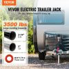 Rv Parts & Accessories |   Electric Trailer Jack, Power Tongue Jack Weight Capacity 3500 lbs, 9.84″-33.85″ Electric Tongue Jack with Waterproof Cover for Lifting RV Trailer, Horse Trailer, Utility Trailer, Yacht Trailer Automotive Rv Parts & Accessories