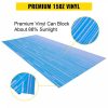 Rv Parts & Accessories |   RV Awning 15′ Camper Awning Fabric, Trailer Awning Canopy Patio Camping Car Awning, Durable 15oz Vinyl Roller Tube for RV, Van, SUV, Patio Awning Replacement Ocean Blue Fade Automotive Rv Parts & Accessories