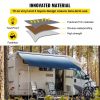 Rv Parts & Accessories |   RV Awning 21 ft, Awning Replacement Fabric (20’2″), Premium Grade Waterproof Vinyl, Universal Outdoor Canopy RV Replacement Fabric for Camper, Trailer,and Motor Home Awnings, Slate Blue Automotive Rv Parts & Accessories