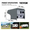 Rv Parts & Accessories |   RV Cover, 8′-10′ Travel Trailer RV Cover, Windproof RV & Trailer Cover, Extra-Thick 4 Layers Durable Camper Cover, Waterproof Ripstop Anti-UV for RV Motorhome with Adhesive Patch & Storage Bag Automotive Rv Parts & Accessories