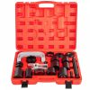 Steering & Suspension Tool |   24 PCS Ball Joint Press Kit, U Joint Removal Tool Kit 4WD Adapters, Works on Most 2WD and 4WD Cars & Light Trucks, 45# Steel Brake Anchor Pins Press and Removal Tools w/ Case Automotive Steering & Suspension Tool