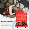 Steering & Suspension Tool |   24 PCS Ball Joint Press Kit, U Joint Removal Tool Kit 4WD Adapters, Works on Most 2WD and 4WD Cars & Light Trucks, 45# Steel Brake Anchor Pins Press and Removal Tools w/ Case Automotive Steering & Suspension Tool