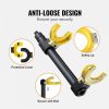 Steering & Suspension Tool |   Strut Spring Compressor Set, Macpherson Strut Spring Compressor Kit, Interchangeable Fork Strut Coil Extractor Remover Tool, with Yellow Protective Sleeve and Carrying Case Automotive Steering & Suspension Tool