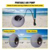 Tire & Wheel Tools |   Beach Balloon Wheels, 13″ Replacement Sand Tires with 32″ Stainless Steel Axle, TPU Cart Tires for Kayak Dolly, Canoe Cart and Buggy w/Free Air Pump, 2-Pack Automotive Tire & Wheel Tools