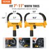 Tire & Wheel Tools |   Wheel Lock, 2 Packs Universal Wheel Clamp Lock, Adjustable Anti Theft Trailer Lock Wheel Clamp, Heavy-duty Steel Tire Lock for ATV SUV Car Golf Cart Boats Motorcycles, with 6 Keys Automotive Tire & Wheel Tools