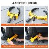 Tire & Wheel Tools |   Wheel Lock, 2 Packs Universal Wheel Clamp Lock, Adjustable Anti Theft Trailer Lock Wheel Clamp, Heavy-duty Steel Tire Lock for ATV SUV Car Golf Cart Boats Motorcycles, with 6 Keys Automotive Tire & Wheel Tools