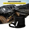 Towing System |   1″ x 31.5′ Kinetic Recovery Tow Rope, 33,500 lbs, Heavy Duty Double Braided Kinetic Energy Rope w/ Loops and Protective Sleeves, for Truck Off-Road Vehicle ATV UTV, Carry Bag Included, Black Black Automotive Black