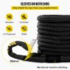 Towing System |   1″ x 31.5′ Kinetic Recovery Tow Rope, 33,500 lbs, Heavy Duty Double Braided Kinetic Energy Rope w/ Loops and Protective Sleeves, for Truck Off-Road Vehicle ATV UTV, Carry Bag Included, Black Black Automotive Black