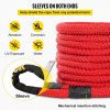 Towing System |   1″ x 31.5′ Recovery Tow Rope, 33,500 lbs, Heavy Duty Nylon Double Braided Kinetic Energy Rope w/ Loops and Protective Sleeves, for Truck Off-Road Vehicle ATV UTV, Carry Bag Included, Red Orange Automotive Orange