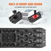 Towing System |   2PCS Traction Boards with PP for Mud Snow Sand Storage Bag Long Black Automotive Towing System