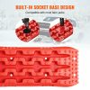 Towing System |   2PCS Traction Boards with PP for Mud Snow Sand Storage Bag Short Red Automotive Towing System