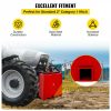 Towing System |   3 Point Ballast Box, 800lbs Capacity Hitch Ballast Box, Standard 2” Hitch Receiver, Tractor Ballast Box with 5cu.ft Volume, Heavy Duty Steel, Fits Category 1 Tractor Attachment, Red Red Automotive Red