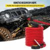 Towing System |   3/4″ x 31.5′ Kinetic Recovery Tow Rope, 19,200 lbs, Heavy Duty Double Braided Kinetic Energy Rope w/ Loops and Protective Sleeves, for Truck Off-Road Vehicle ATV UTV, Carry Bag Included, Red Tarmac Automotive Tarmac