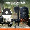 Towing System |   A-Frame Trailer Coupler, Fits 2-Inch Hitch Ball Size, 8000 lbs Towing Capacity, Heavy Duty Steel Coupler, Ideal for Towing Station Wagons, Pickup Trucks, SUVs, Campers, Black Coating Surface Automotive Towing System