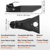 Towing System |   A-Frame Trailer Coupler, Fits 2-Inch Hitch Ball Size, 8000 lbs Towing Capacity, Heavy Duty Steel Coupler, Ideal for Towing Station Wagons, Pickup Trucks, SUVs, Campers, Black Coating Surface Automotive Towing System