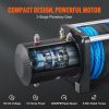 Towing System |   Electric Winch, 12V 8000 lb Load Capacity Nylon Rope Winch, IP67 7/20” x 85ft ATV Winch with Wireless Handheld Remote & Hawse Fairlead for Towing Jeep Off-Road SUV Truck Car Trailer Boat Automotive Towing System