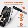 Towing System |   Hand Winch, 3500 lbs Pulling Capacity, Boat Trailer Winch Heavy Duty Rope Crank with 33 ft Polyester Strap and Two-Way Ratchet, Manual Operated Hand Crank Winch for Trailer, Boat or ATV Towing Automotive Towing System