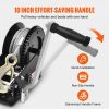 Towing System |   Hand Winch, 3500 lbs Pulling Capacity, Boat Trailer Winch Heavy Duty Rope Crank with 33 ft Steel Wire Cable and Two-Way Ratchet, Manual Operated Hand Crank Winch for Trailer, Boat or ATV Towing Automotive Towing System